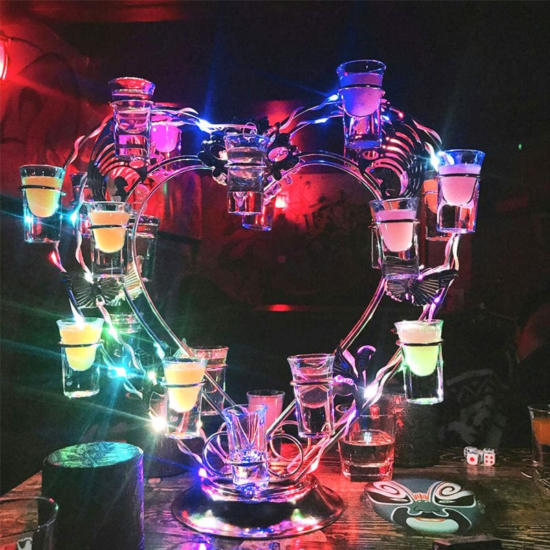 LED Shot Glass Display Stand